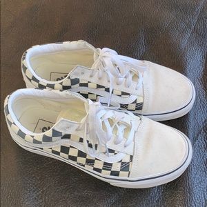 Like New Vans! SZ 7.5 Lace Up Vans Old Skool